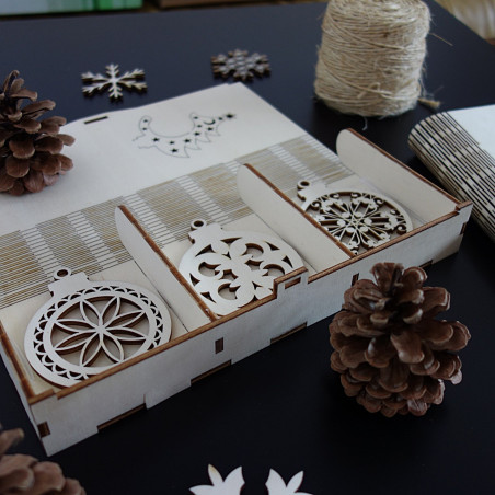 Ornamente für Weihnachtsbaum, 1 Satz-18 Stück