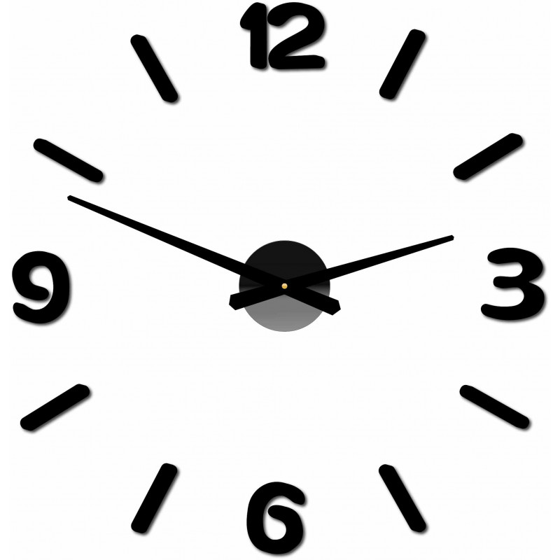 Moderne Wanduhr - JUMBO