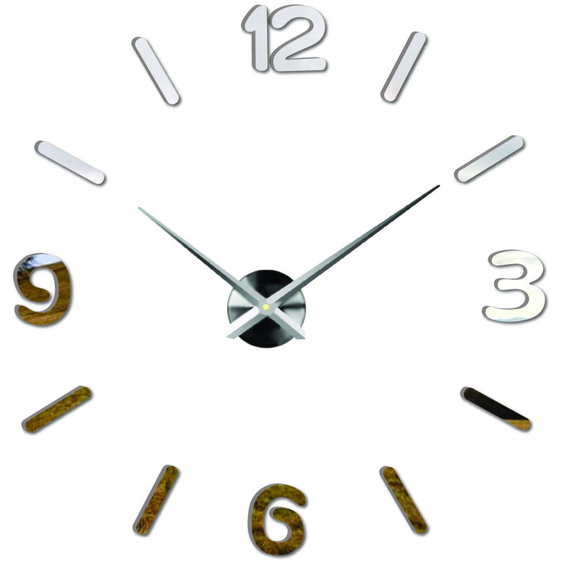 Moderne Wanduhr - JUMBO