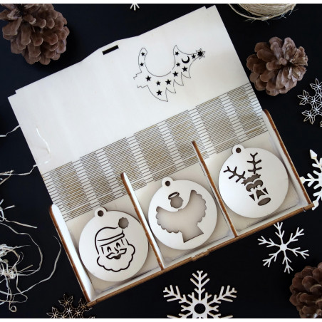 Sammlung von Christbaumschmuck, 1 Satz -18 Stück