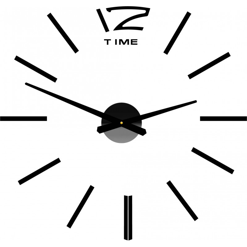 Wanduhr groß klebend OMEGA. Plexiglas XMOMO