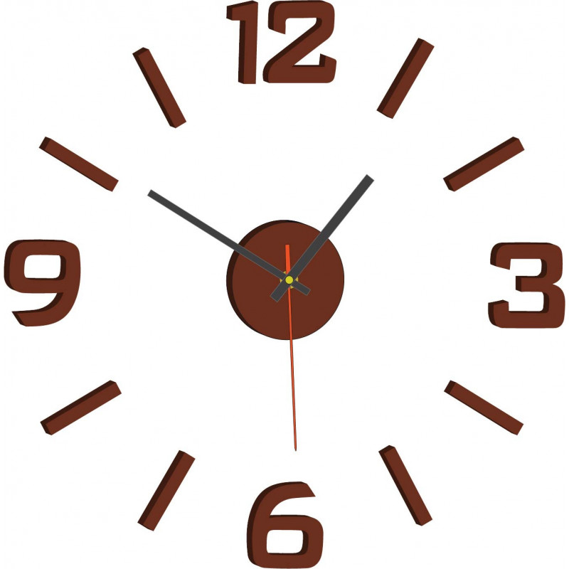 Wanduhr selbstklebend XS SANDERO