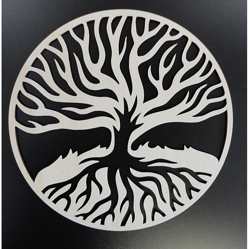 Moderne Sperrholzmalerei ROOTS