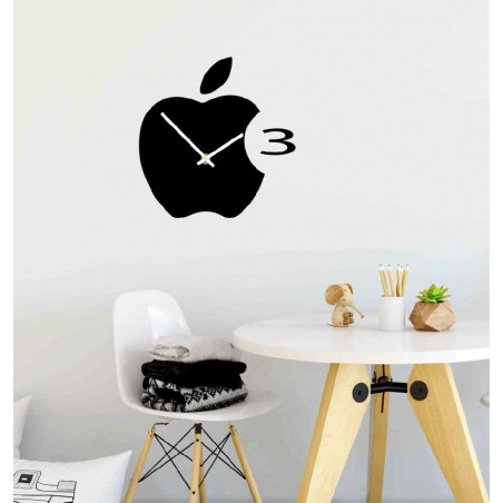 Wanduhr Kunststoff in der Küche APPLE, 35x35 cm Wanduhr Kunststoff in der Küche APPLE, 35x35 cm