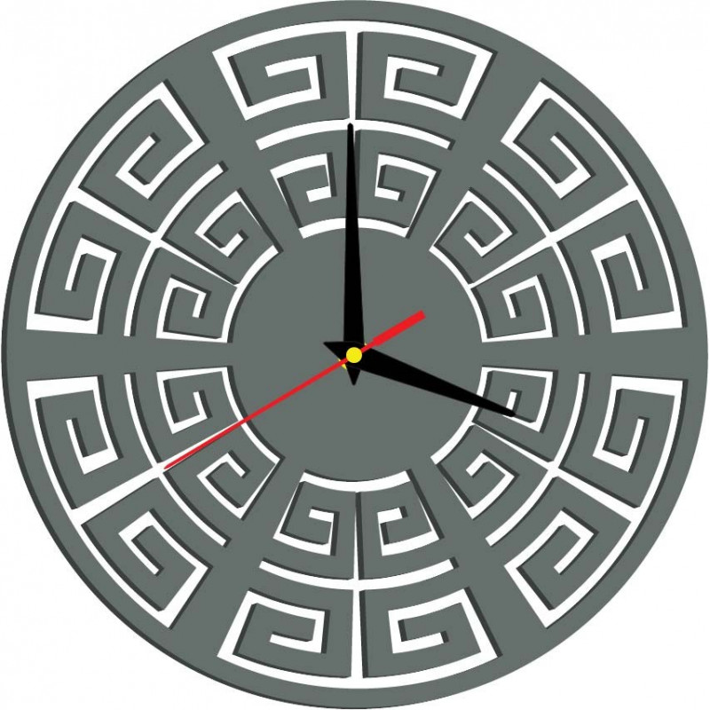 Moderne Wanduhr GRIECHISCHE GÖTTIN