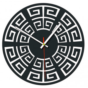 Wanduhr aus Schichtholz 4 mm Farbstoff FARBE 2