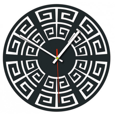 Wanduhr aus Schichtholz 4 mm Farbstoff FARBE