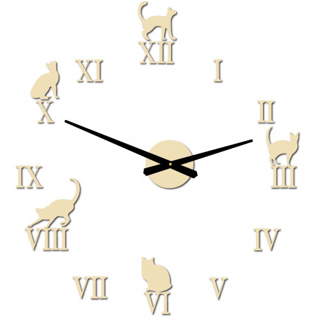 Katzen-Wanduhr Katzen-Wanduhr