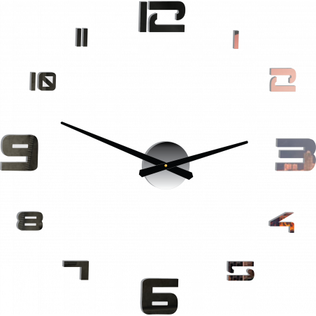 Wanduhr selbstklebend groß Plexiglas DIY STRONGO Wanduhr selbstklebend groß Plexiglas DIY STRONGO