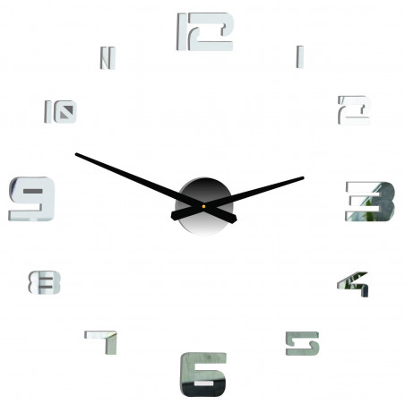 Wanduhr selbstklebend groß Plexiglas DIY STRONGO Wanduhr selbstklebend groß Plexiglas DIY STRONGO