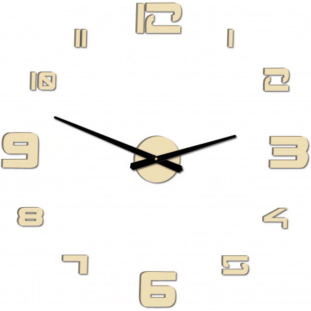 Wanduhr selbstklebend groß Plexiglas DIY STRONGO Wanduhr selbstklebend groß Plexiglas DIY STRONGO