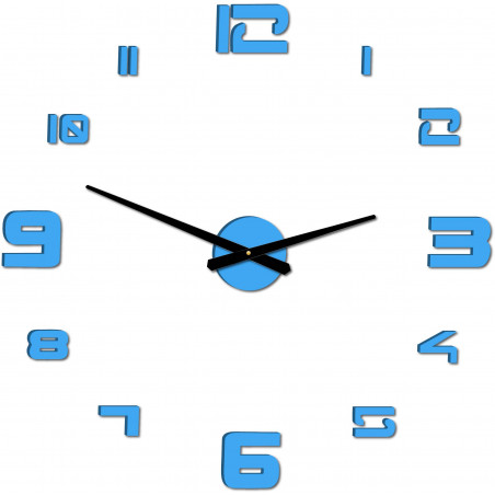 Wanduhr Kleber groß Plexi DIY STRONGO Wanduhr Kleber groß Plexi DIY STRONGO