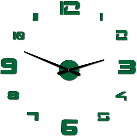 Wanduhr Kleber groß Plexi DIY STRONGO Wanduhr Kleber groß Plexi DIY STRONGO