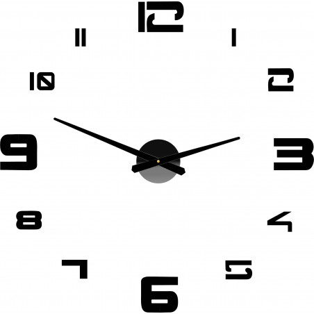 Wanduhr selbstklebend groß Plexiglas DIY STRONGO Wanduhr selbstklebend groß Plexiglas DIY STRONGO