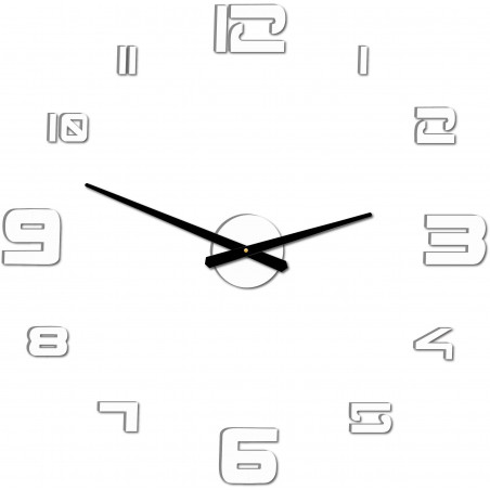 Wanduhr selbstklebend groß Plexiglas DIY STRONGO Wanduhr selbstklebend groß Plexiglas DIY STRONGO