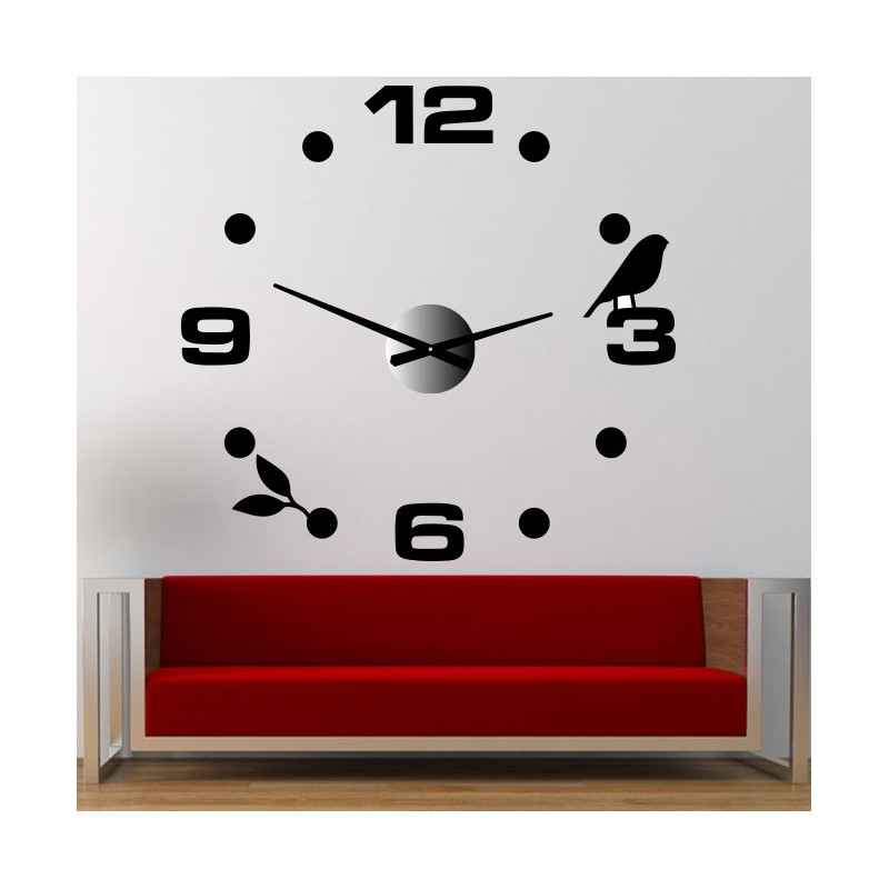 DIY selbstklebende Wanduhr „Pohoda Line“