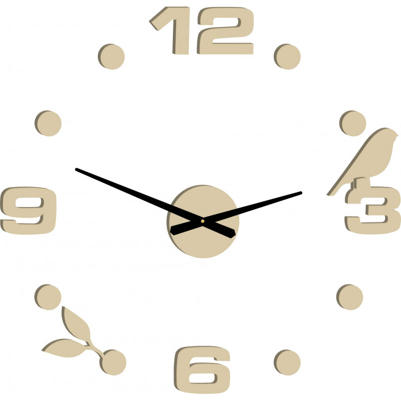 DIY selbstklebende Wanduhr „Pohoda Line“