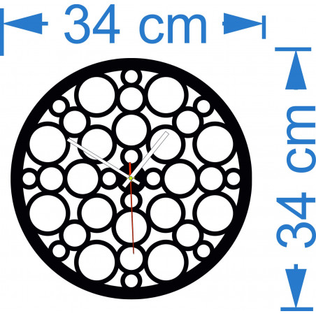 Wanduhr aus Holzsperrholz auf den Spuren der Zeit Wanduhr aus Holzsperrholz auf den Spuren der Zeit