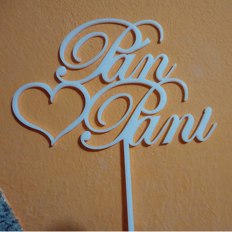 Kunststofffurchenverzierung auf Kuchenherr und Herrin. Abmessungen 150 x 222 mm Kunststofffurchenverzierung auf Kuchenherr und Herrin. Abmessungen 150 x 222 mm