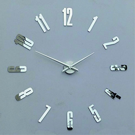 Wanduhr Spiegel HOPARTI 3D DIY Uhr als Bild. Wanduhr Spiegel HOPARTI 3D DIY Uhr als Bild.