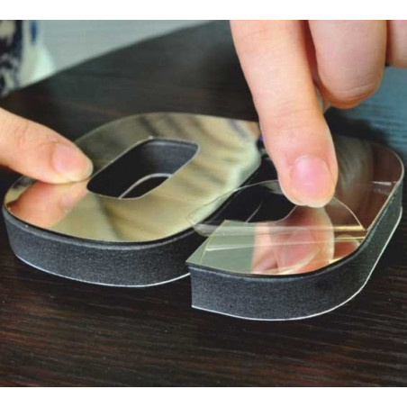 Wanduhr Spiegel HOPARTI 3D DIY Uhr als Bild. Wanduhr Spiegel HOPARTI 3D DIY Uhr als Bild.