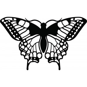 Nachtschmetterling aus Holzsperrholz L 420X 257 mm LEOPARTID 2