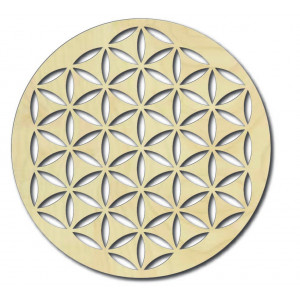 Mandala Wohlbefinden hölzerne Wand Bild von Sperrholz YISUIYU 2