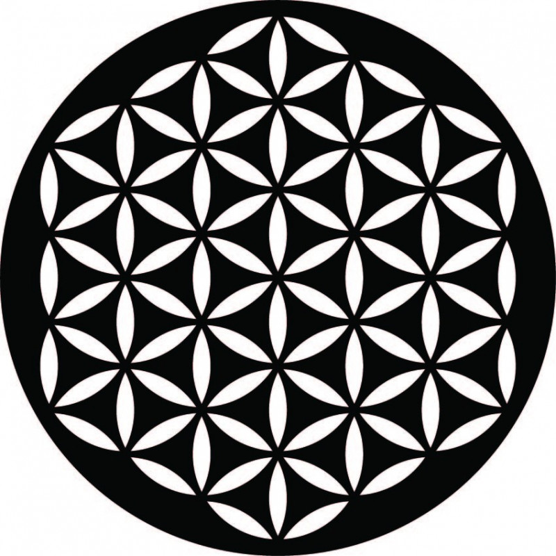 Mandala Wohlbefinden hölzerne Wand Bild von Sperrholz YISUIYU