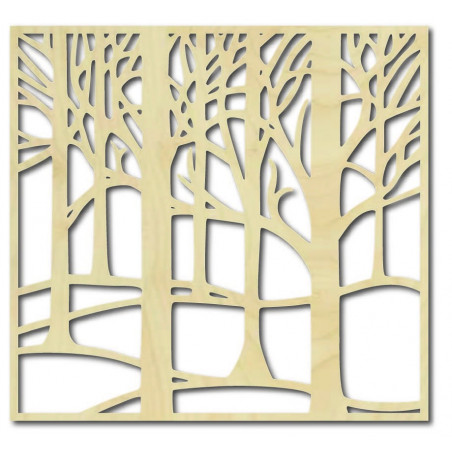 Wandbild aus Holz Sperrholz Topub LUBELA geschnitzt