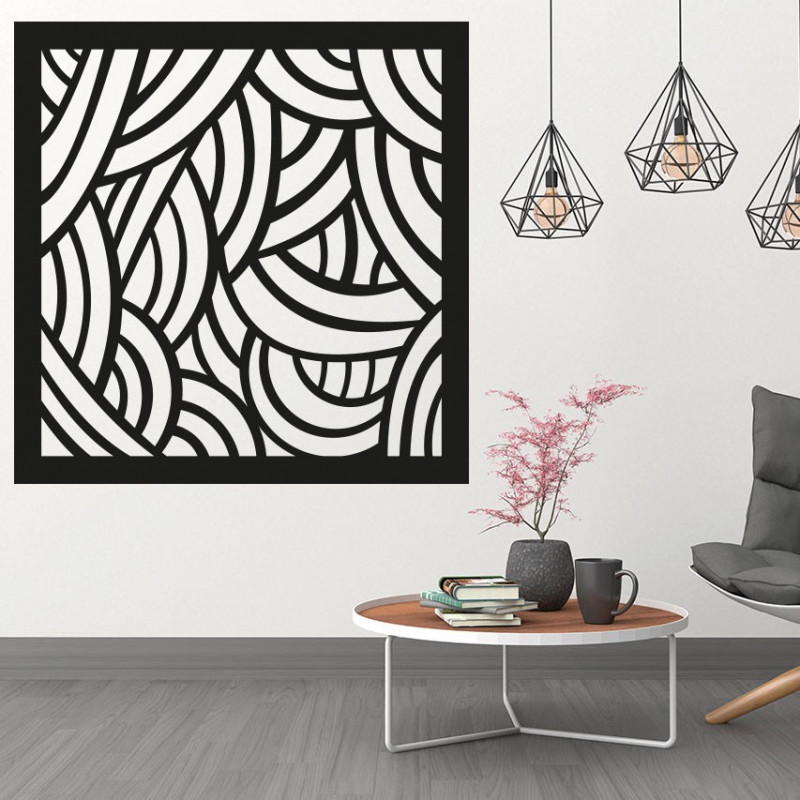 Schlafzimmerwandgemälde aus Pappel-Sperrholz geschnitzt PAPAGACI