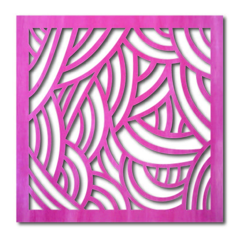 Wandmalerei aus Holz – Quadratisch