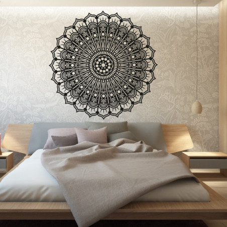 Mandala Blume des Friedens Holz Wandbild aus Sperrholz SILVIA Mandala Blume des Friedens Holz Wandbild aus Sperrholz SILVIA