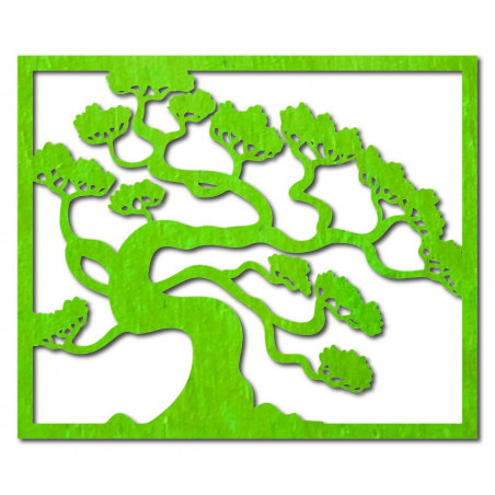 Hölzernes Bild einer Wand einer hölzernen Sperrholzpappel des Bonsaibaums   Drázský