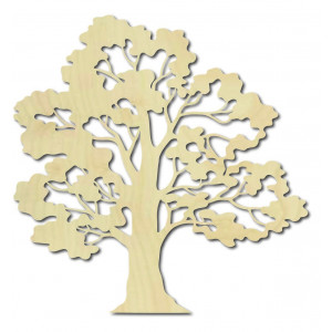 Moderne Wandmalerei Bonsai Baum Holzsperrholz Pappel ERGLIN 2