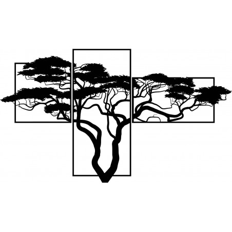 Holzwandgemälde BONSAI Das Gemälde besteht aus drei Teilen SKALICA Holzwandgemälde BONSAI Das Gemälde besteht aus drei Teilen SKALICA