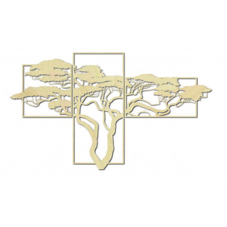 Holzwandgemälde BONSAI Das Gemälde besteht aus drei Teilen SKALICA Holzwandgemälde BONSAI Das Gemälde besteht aus drei Teilen SKALICA