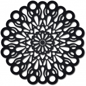 STYLESA Wandtattoo Holzbild auf Sperrholz ORFEA PR0224 schwarz 2