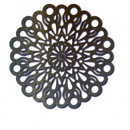 STYLESA Wandtattoo Holzbild auf Sperrholz ORFEA PR0224 schwarz