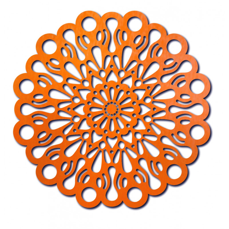 STYLESA Wandtattoo Holzbild auf Sperrholz ORFEA PR0224 schwarz