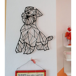 STYLESA Holzbild an der Wand HAFINKO PR0228 schwarz 2