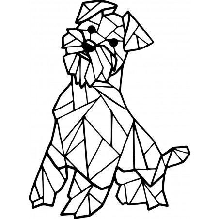 STYLESA Holzbild an der Wand HAFINKO PR0228 schwarz