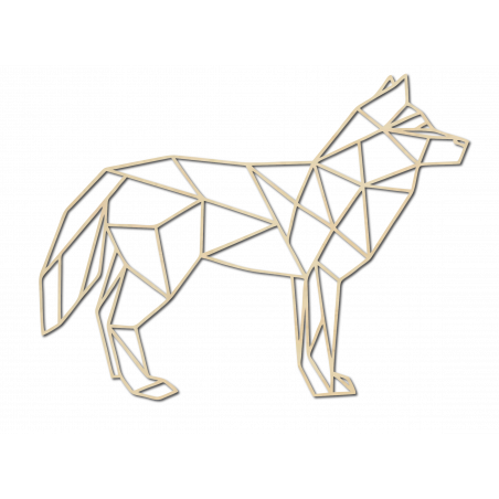 STYLESA geschnitztes Sperrholz-Wandgemälde Wolf PR0231 schwarz STYLESA geschnitztes Sperrholz-Wandgemälde Wolf PR0231 schwarz