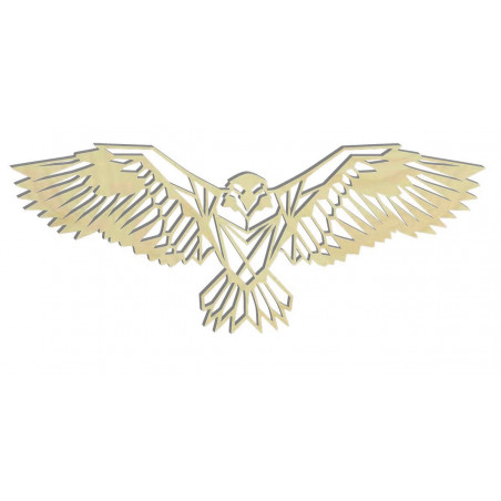 SENTOP geschnitztes Holzbild eines Adlers PR0233 schwarz