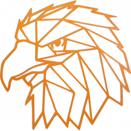 STYLESA Geschnitztes Wandgemälde geometrische Formen Adler PR0234 schwarz STYLESA Geschnitztes Wandgemälde geometrische Formen Adler PR0234 schwarz