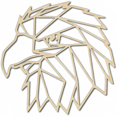 STYLESA Geschnitztes Wandgemälde geometrische Formen Adler PR0234 schwarz STYLESA Geschnitztes Wandgemälde geometrische Formen Adler PR0234 schwarz