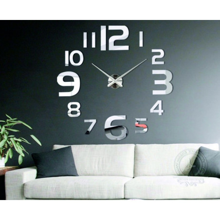 Große Wanduhr - moderne 3D Wanduhr zum Aufkleben. Wanduhren für die Küche und Wanduhren für das Wohnzimmer! Große Wanduhr - moderne 3D Wanduhr zum Aufkleben. Wanduhren für die Küche und Wanduhren für das Wohnzimmer!
