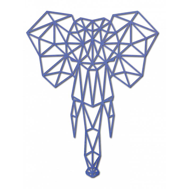 STYLESA Holzbild auf Sperrholz Elefant PR0238 schwarz