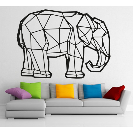 STYLESA Holzbild auf Sperrholz Elefant PR0239 schwarz