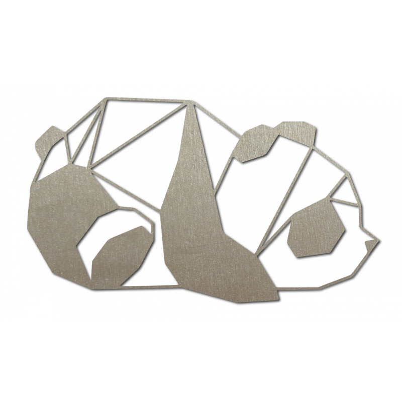 SENTOP Geschnitztes Wandbild Bär PR0242 schwarz