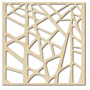 Geschnitztes Holzbild für Wand aus Sperrholz Ornament 2